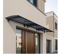 Canopia Marquise de porte Aquila 453,5 x 91,5 cm Grise, toiture teintée