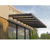 Canopia Marquise de porte en aluminium et acrylique Sophia XL 8000 (7,50 m) - 707292