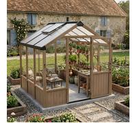 Canopia Natura 5,4m² - Kit de serre en bois de cèdre