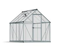 Palram Serre de Jardin Grise Polycarbonate Aluminium 2,5 x 2 m - Mythos 6x8 - 701549