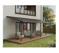 Palram Pergola Capri 25,7 m² en aluminium et polycarbonate – Moderne, gris