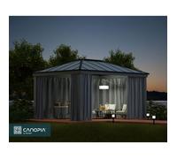 Canopia Rideaux pour tonnelle de jardin Dallas 4,4X2 Gris