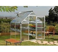 Palram - Serre de jardin MYTHOS 6x4 argent - 2.3m²