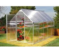 Canopia Serre de jardin polycarbonate aluminium gris 3 x 2 m - Mythos 6x10 - 701631