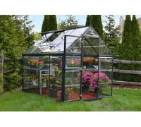 Canopia by Palram Serre de Jardin Harmony 4.5m² (Gris) Cadre en Aluminium, Panneaux en Polycarbonate, Résistant aux UV