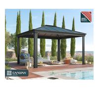 Canopia Tonnelle de jardin Dallas 3,6X4,3 Gris