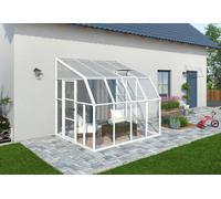 Canopia Véranda PVC en kit polycarbonate et verre - Sunroom 2,57 x 2,60 m - 702121..