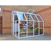 Canopia Véranda PVC en kit polycarbonate et verre - Sunroom 2 x 2,62 m - 702483