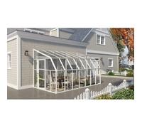 Canopia by Palram véranda Tonnelle de Jardin fermée en kit Sunroom 11.5m² . Structure en Aluminium Panneaux Polycarbonate, résistant aux intempéries