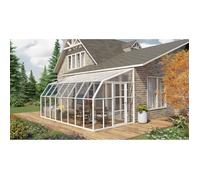 Canopia by Palram véranda Tonnelle de Jardin fermée en kit Sunroom 13.1m² . Structure en Aluminium Panneaux Polycarbonate, résistant aux intempéries