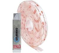 CANOPUS 3M Dual Lock SJ3560 système de fixation refermable, translucide, avec boîte Cutter (1pièce) (12,7mm x 1m)