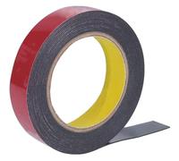 CANOPUS 3M Ruban Adhésif Double Face Extra Fort (20mm x 3m), Épaisseur (1,1mm), Imperméable Support de Plaque d'immatriculation, Ruban Double Face pour Intérieure, Extérieure, Ruban de Automobiles