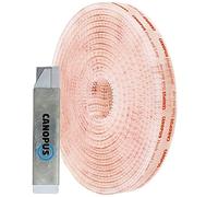 CANOPUS Dual Lock SJ3560 système de fixation refermable, translucide, avec boîte Cutter (1pièce) (12,7mm x 1m)