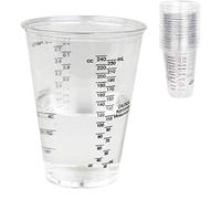 CANOPUS Gobelet Mélangeur en Plastique - 25 PCs 300cc Doseur Résine Epoxy pour Laboratoire, Art, Voiture - Tasses à Mesurer, Mélange Peinture, Gobelet Doseur