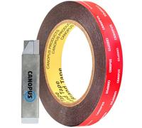 CANOPUS Ruban Adhésif Double Face 20mm x 3 mètre, Épaisseur 1,12mm