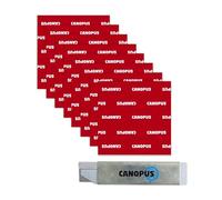 CANOPUS Ruban Adhésif Double Face Extra Fort 5952, 8 pièces (76,2mm x 76,2mm chacune), Tampon Adhésif Double Face Robuste Pour Automobile, Intérieur, Extérieur