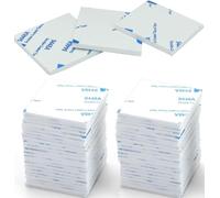 CANOPUS Ruban Adhésif Double Face Extra Fort Blanc Carre 9448A, 48 PCs (40mm x 40mm), Étanche 3M Double Face Extra Fort, Tampon Adhésif Double Face Robuste Pour Automobile, Intérieur, Extérieur
