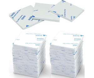 CANOPUS Ruban Adhésif Double Face Extra Fort Blanc Carre 9448A, 48 PCs (40mm x 40mm), Étanche 3M Double Face Extra Fort, Tampon Adhésif Double Face Robuste Pour Automobile, Intérieur, Extérieur