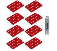 CANOPUS Ruban Adhésif Double Face Extra Fort pour Casque, 5952 (44mm x 34mm - 8PCs) Imperméable Tampon Adhésifs, Coussinets pour Caméra d'action