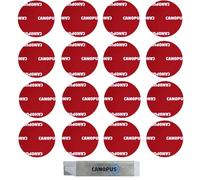 CANOPUS Ruban Adhésif Double Face Extra Fort, Solide Tampons Adhésifs de montage, 16 PCs (Dia 25 mm), Ruban Adhesif Automobile, Idéal pour Décor de maison et de bureau