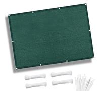 Canopy Sun Shade 6 m x 5 m pour jardin vert Pergola respirant et perméable Gris clair avec corde gratuite