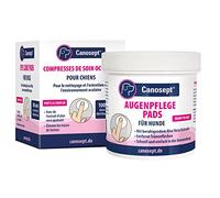 Canosept Compresses De Soin Oculaire Pour Chiens 100 Unités - Pour Le Nettoyage Et L'Entretien De L'Environnement Oculaire - Élimine Les Taches De Larmes - Nettoyant Yeux pour Chien