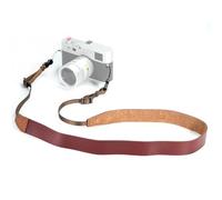 CANPIS Bandoulière vintage en cuir véritable faite à la main pour tous les appareils photo reflex numériques Nikon, Canon, Sony, Pentax, Leica, Olympus, Fuji (marron)