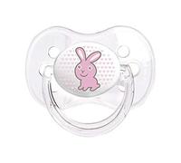 CANPOL BABIES - 1x Anatomical Silicone Pacifiers Dummies Soothers/PINK (6-18m+)