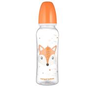 Canpol Babies Animaux mignons biberon standard 250 ml orange, modèle 11/841_ORA, 1 pièce