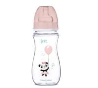 Canpol Babies Biberon à large ouverture, Animaux exotiques, 300 ml - rose