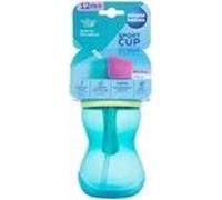 Canpol Babies Biberon sportif avec paille 370 ml - rose