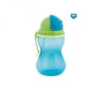 Canpol Babies Biberon sportif avec paille 370 ml - turquoise