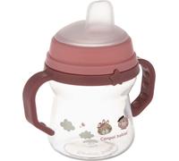 Canpol Babies Bonjour Paris First Cup Pink 6m - Hrnecek Se Silikonovym Pitkem 150 Ml