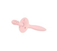 Canpol babies Brosse à dents en silicone / brosse à dents avec étiquette de protection - rose