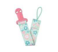 Canpol Babies Chaîne de sucettes - Rose/Turquoise - Fleurs