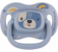 Canpol Babies Cute Animals sucette symétrique en silicone bleu 34/925 18 mois, 1 pièce