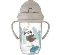 Canpol babies Exotic Animals Cup With Straw tasse avec paille Gray 1 pcs