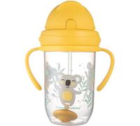 Canpol babies Exotic Animals Cup With Straw tasse avec paille Yellow 1 pcs