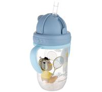 Canpol babies Gobelet non-distributeur avec paille et poids Bonjour Paris - bleu, 270 ml