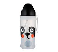 Canpol babies Gobelet pour enfants avec paille et poids BabiesBoo Panda 9 m+ 350 ml 56/510_whi