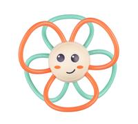 Canpol babies Hochet Tournesol avec Jouet de Dentition - orange/mint