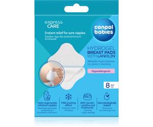 Canpol babies Hydrogel Breast Pads coussinets mammaires hydrogel apaisants avec de la lanoline 8 pcs