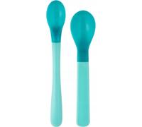 Canpol Babies Jeu de cuillères à couleurs changeantes Turquoise 4m+ 2 pièces