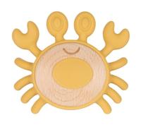 Canpol Babies Jouet de dentition en bois - Crabe moutarde