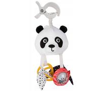 Canpol Babies Jouet en peluche suspendu avec hochet et clip, Panda
