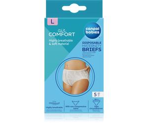 Canpol babies Maternity Briefs culottes post-accouchement taille L 5 pcs