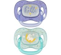 Canpol babies NIGHTGLOW Boy tétine 0-6 m 2 pcs