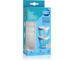 Canpol babies Storage Containers contenants alimentaires à couvercle 4x180 ml