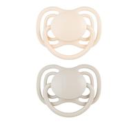 Canpol babies sucette silicone symétrique DentalAir NUDE crème 0-6 m 2 pcs 23/228_cre