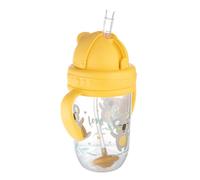 Canpol babies Tasse à boire pour enfants avec paille et poids EXOTIC ANIMALS Koala jaune 6 m+ 270 ml 56/606_yel